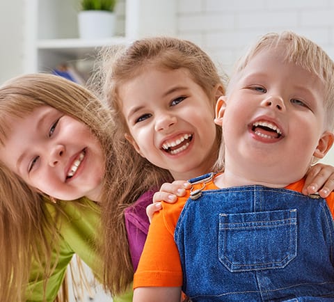 Little girls and boy joyful laugh | Pasadena Childrens Dentistry